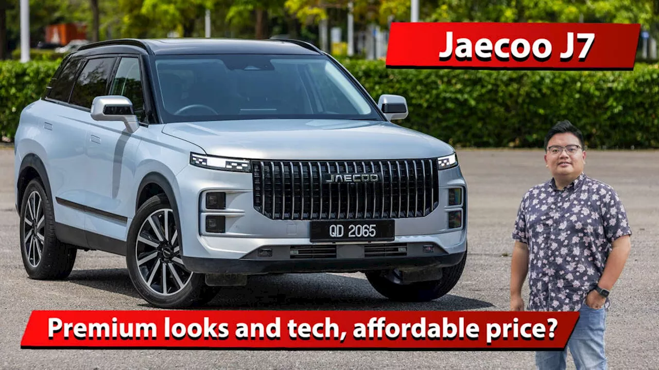 2024 Jaecoo J7 SUV walk-around video tour – 1.6T with 2WD/AWD, premium looks/tech, CKD fr RM139k