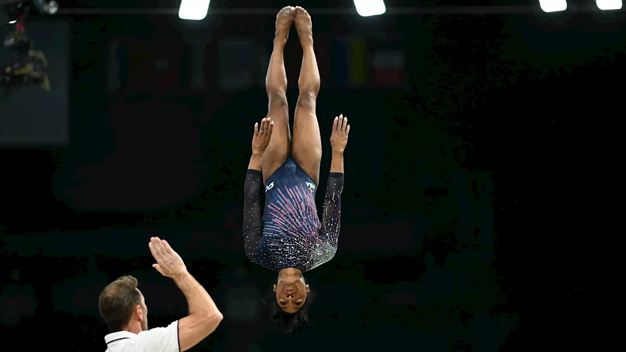 JO 2024: la gymnaste Simone Biles impressionne déjà à l'entraînement