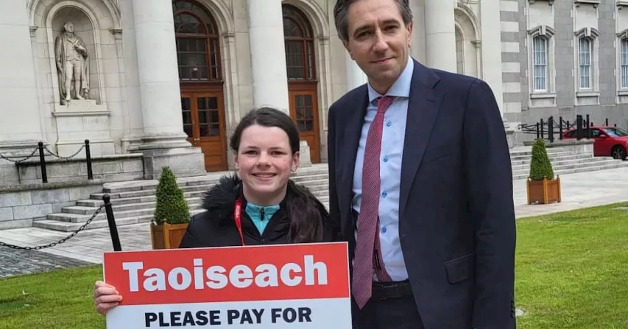 13-year-old disability rights advocate organises rally at Taoiseach's Department