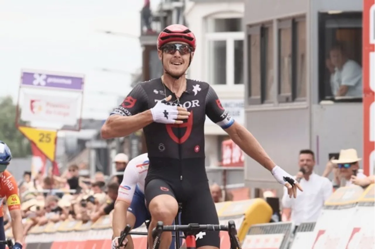 Matteo Trentin, privé de JO, s'impose en Wallonie sans rancune olympique