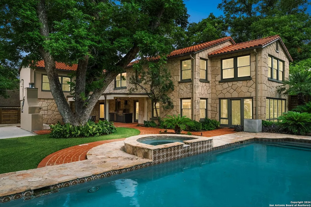 This historic San Antonio home for sale was built by the developer behind Olmos Park