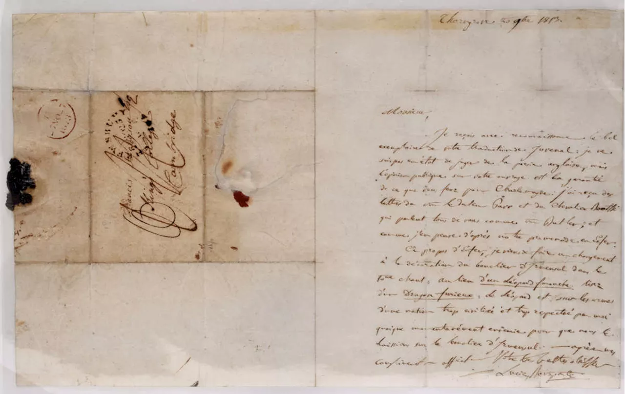 Letter from Napoleon’s paroled brother sells for £500 at Shrewsbury auction