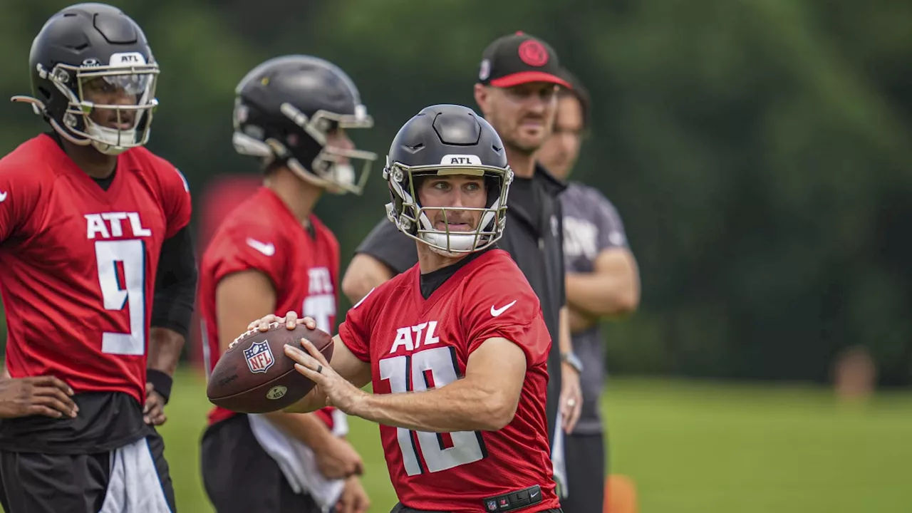 Watch: Kirk Cousins, Michael Penix Jr. Stout at Atlanta Falcons Training Camp