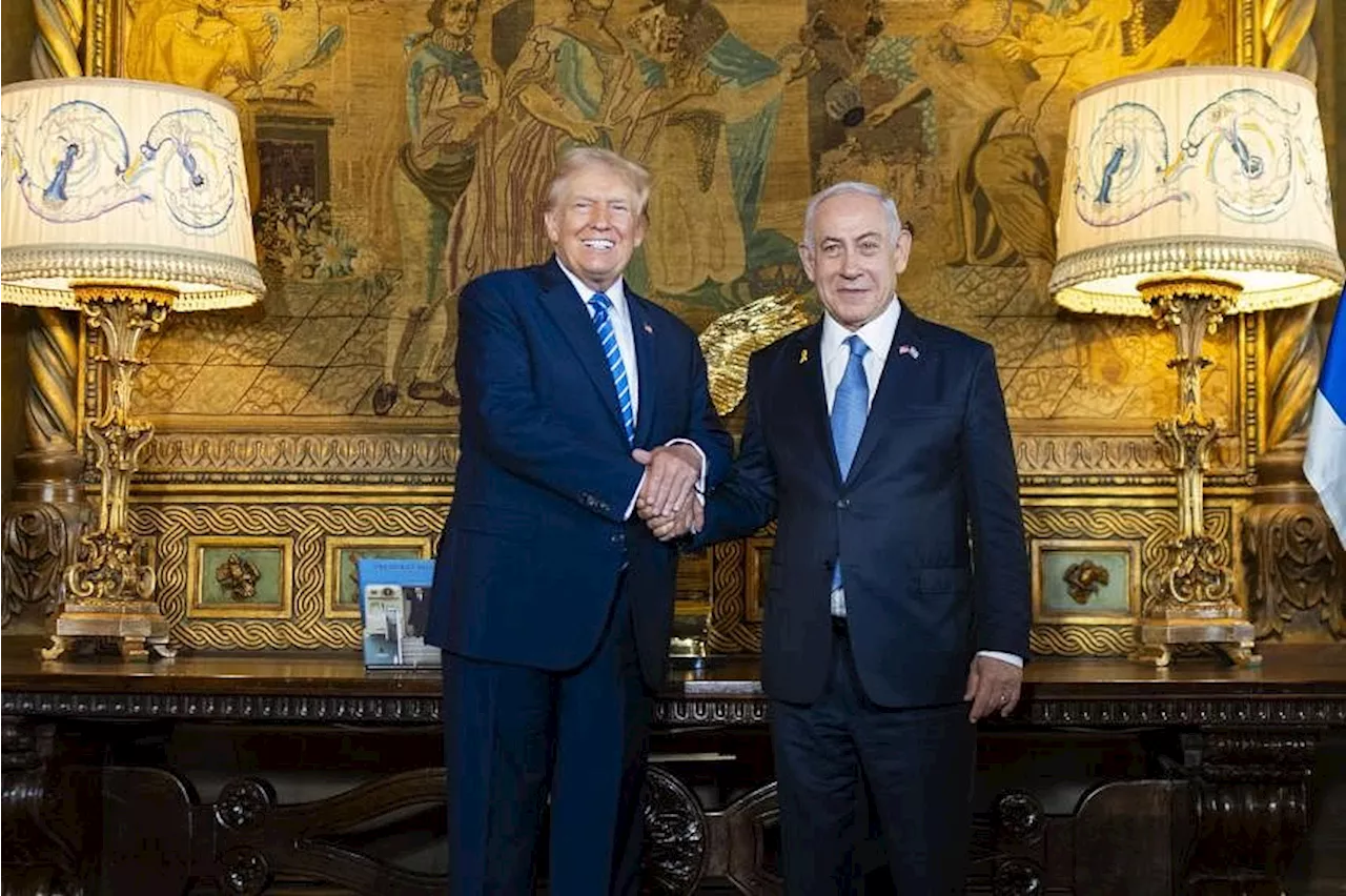 Trump slams rivals as he meets Israel’s Netanyahu in Florida