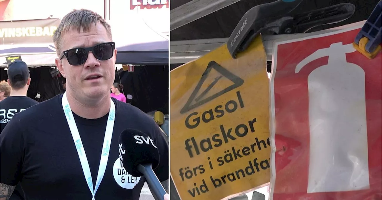 Festivalgeneralen efter gasolbranden i Piteå: ”Kunde ha gått mycket värre”