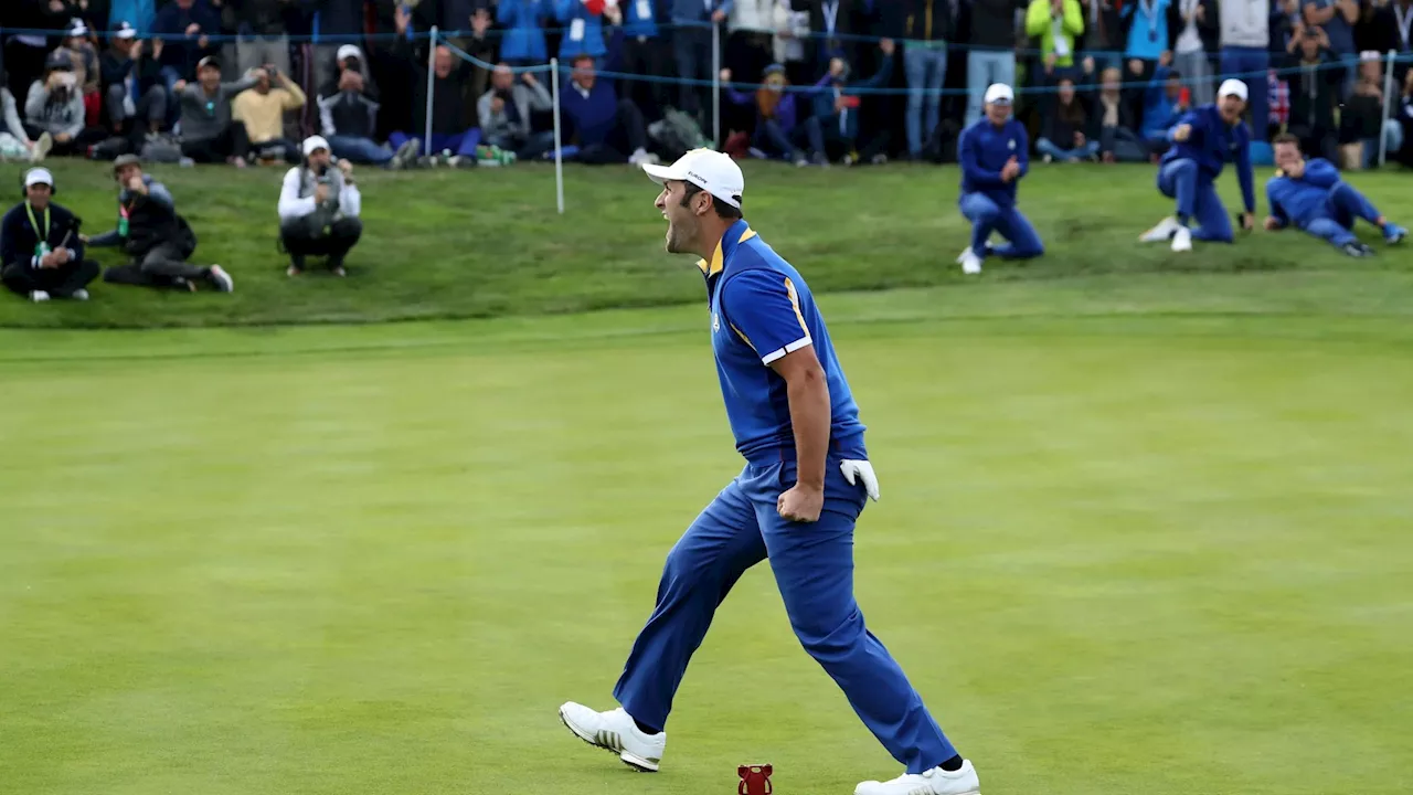 Jon Rahm ‘saw his heroes in heaven’ before having to apologise to Tiger Woods for beating him at Olympic go...