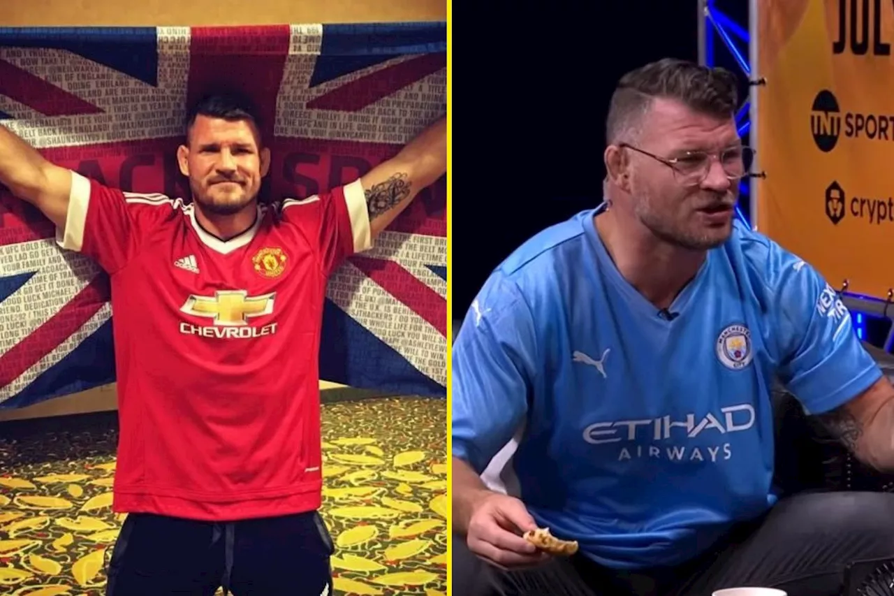 – Michael Bisping under fire for wearing Manchester City top despite ties to Manchester United ...