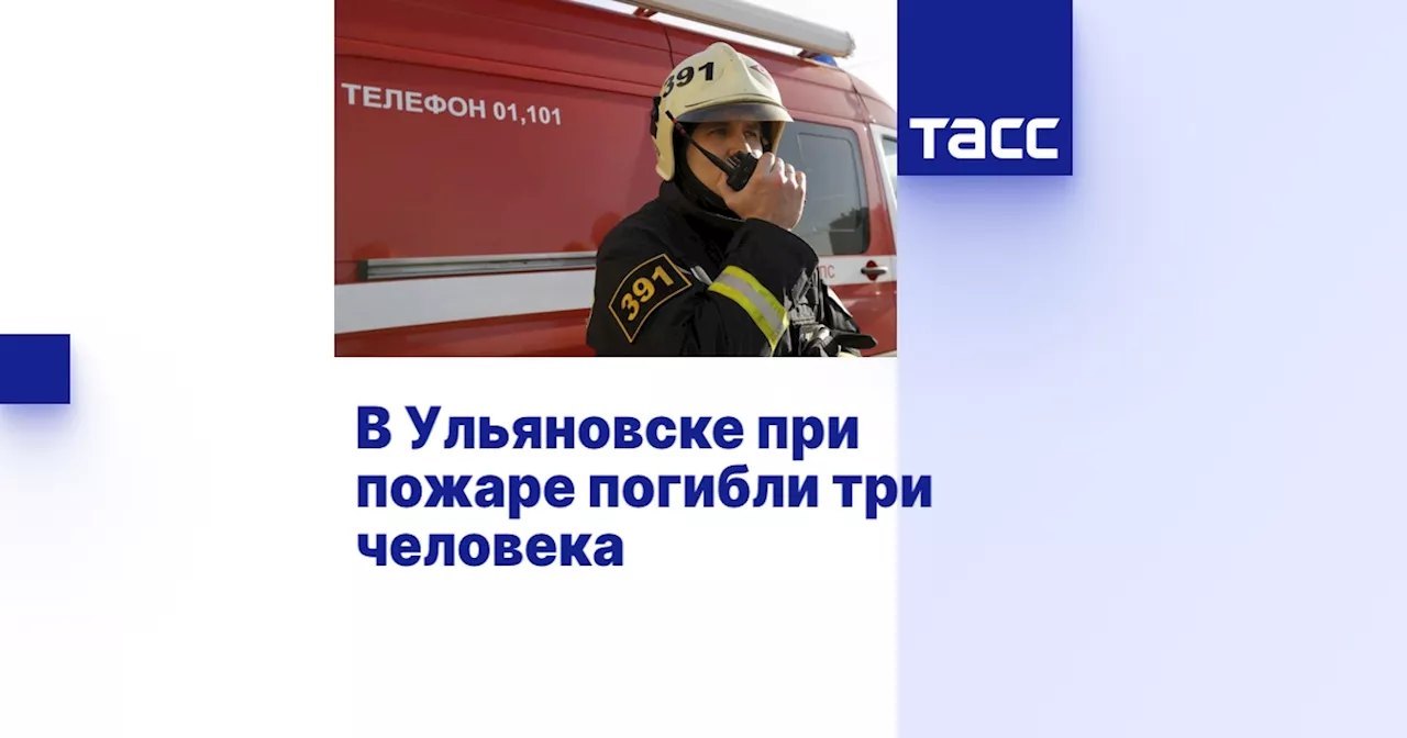 В Ульяновске при пожаре погибли три человека