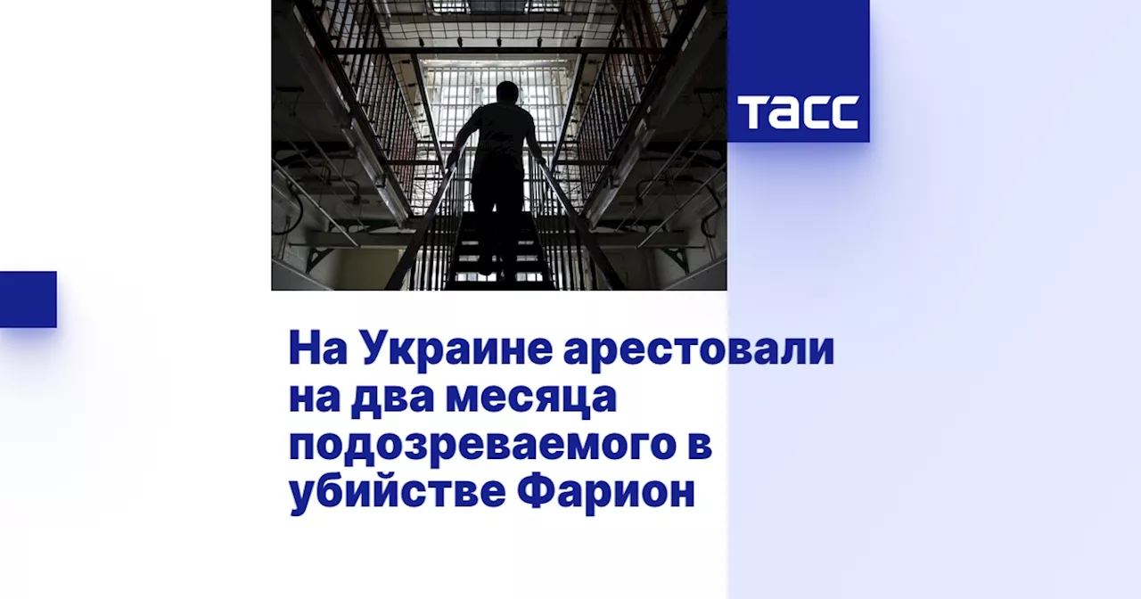 На Украине арестовали на два месяца подозреваемого в убийстве Фарион