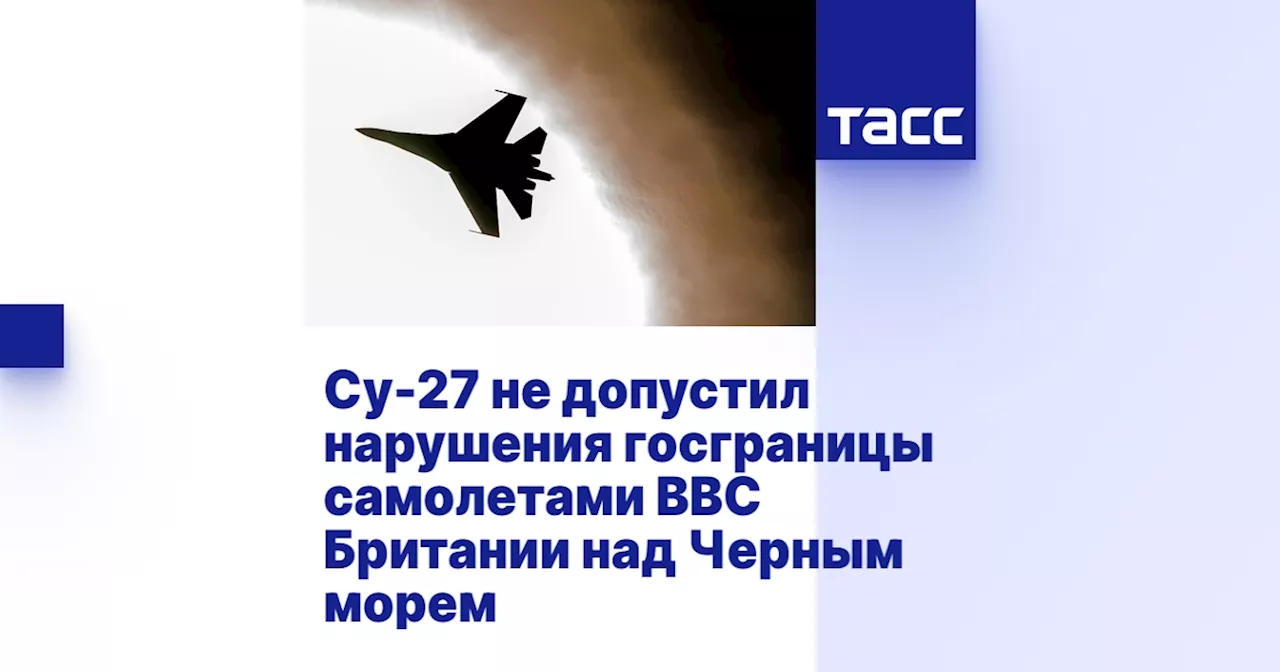 Су-27 не допустил нарушения госграницы самолетами ВВС Британии над Черным морем