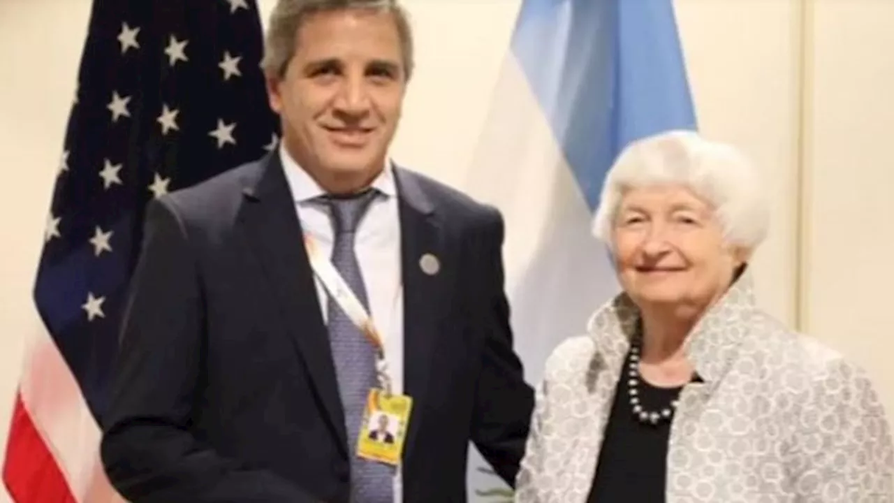 Caputo se reunió con Janet Yellen, la secretaria del Tesoro de Estados Unidos