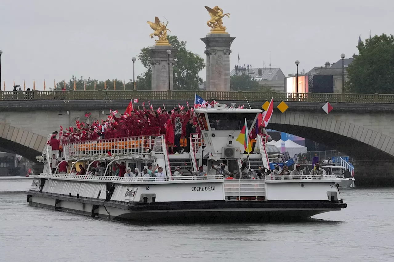 Canada takes a rainy trip down the Seine as Paris Olympics open