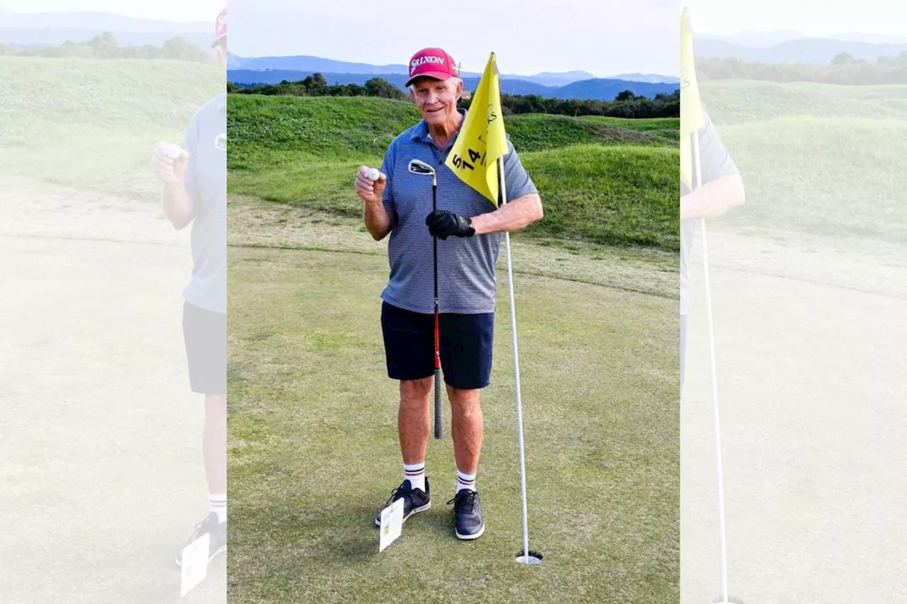 78-year-old golfer’s double hole-in-one feat