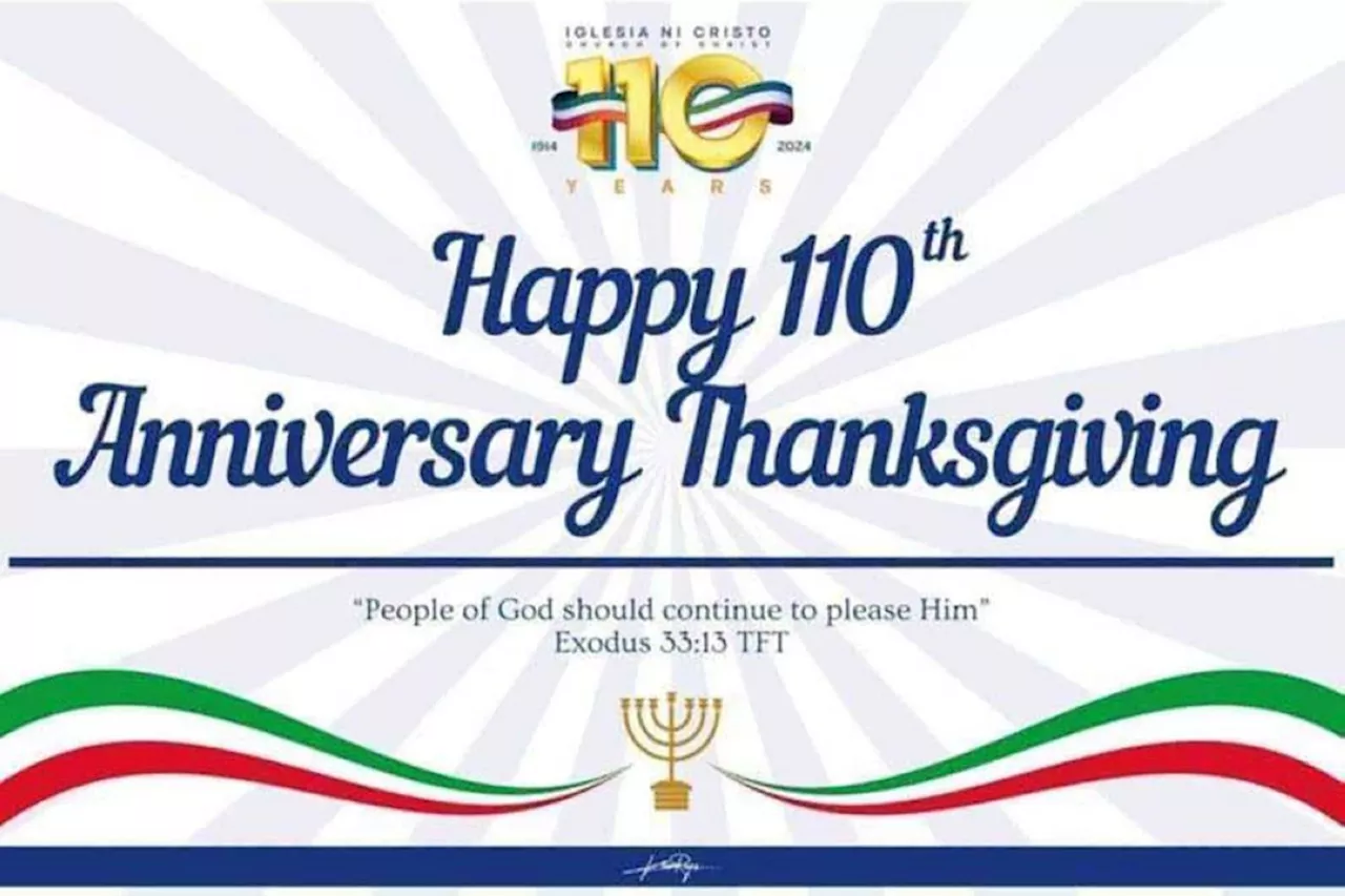 Iglesia Ni Cristo marks 110th anniversary as true global church