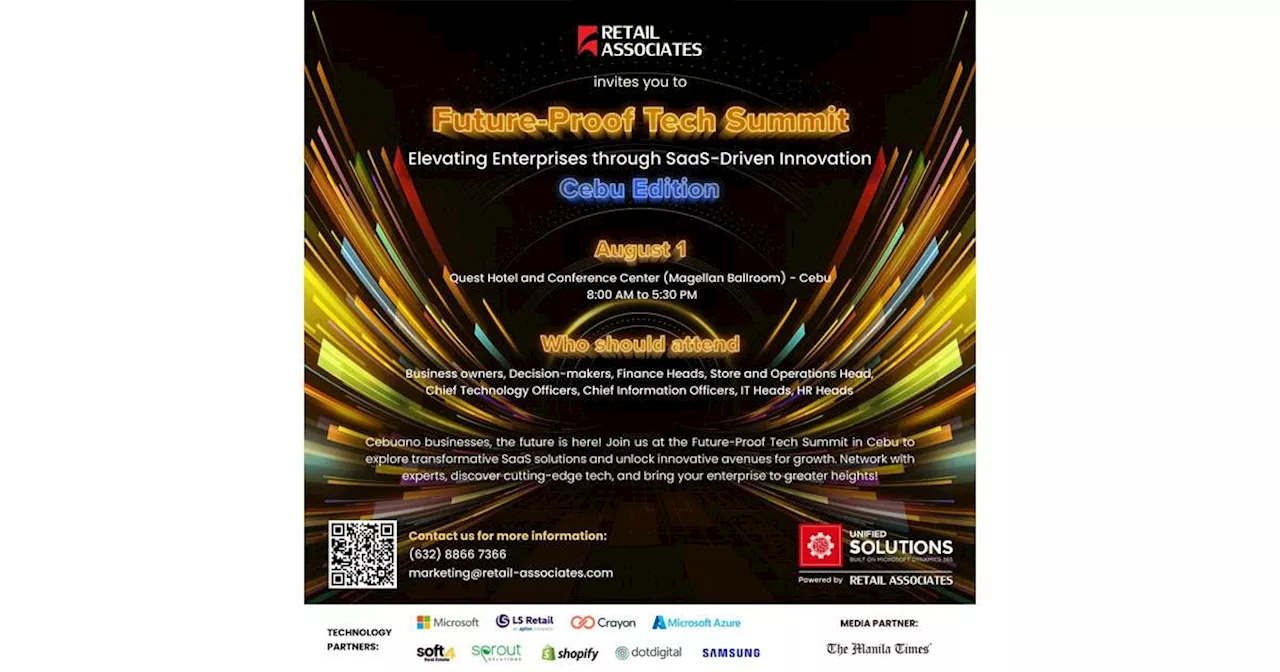 Retail Associates' Future-Proof Tech Summit to happen in August