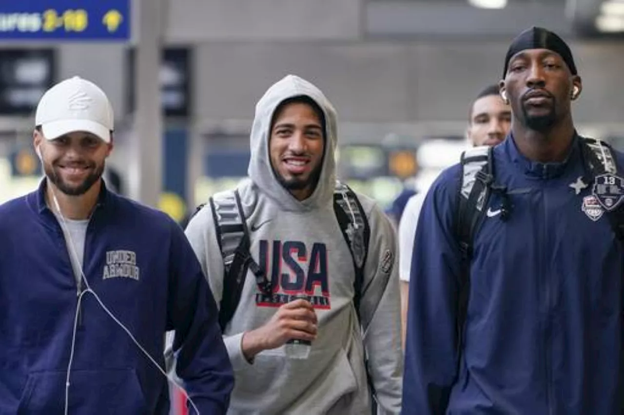 US basketball stars are Olympic fans, too