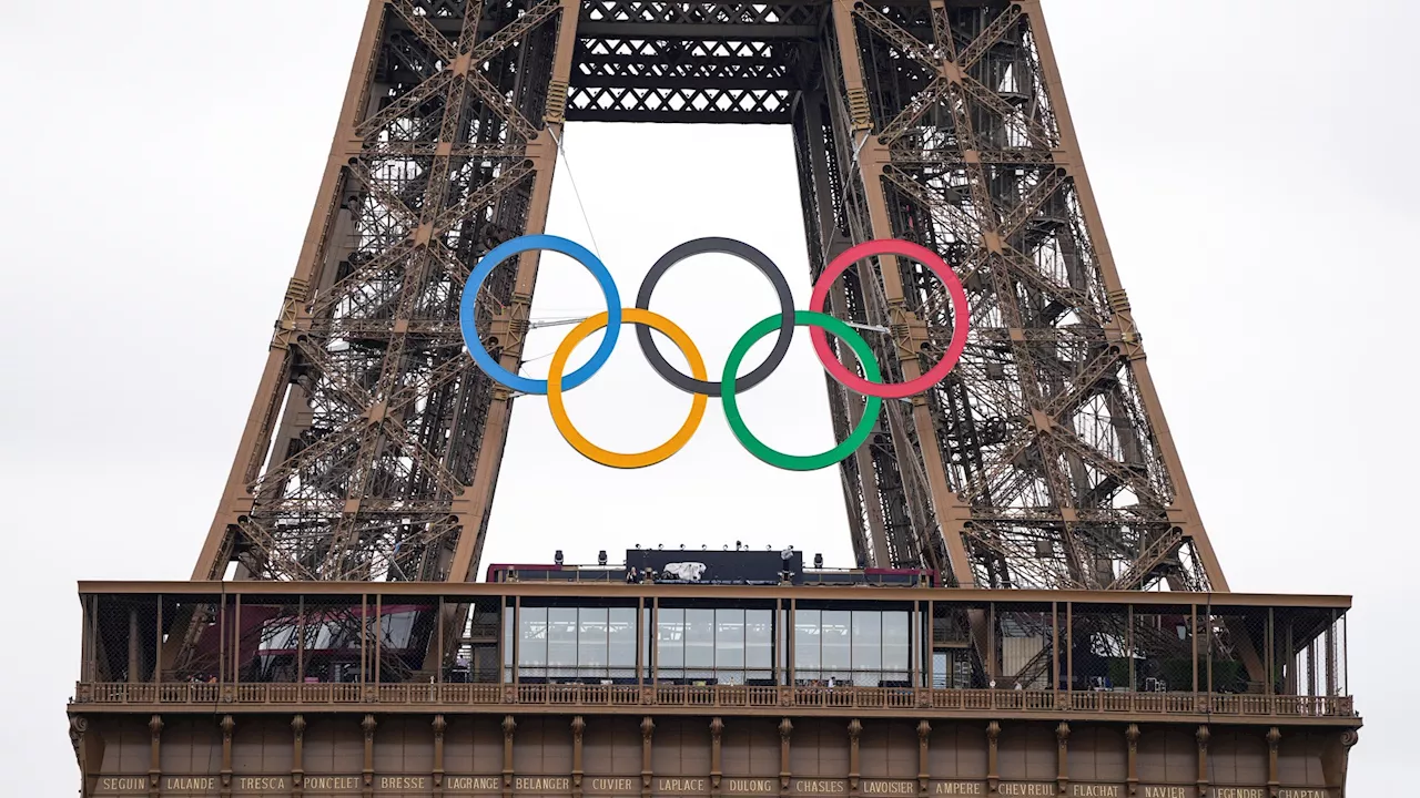 Drenched Team GB float down Seine in rain-soaked Paris 2024 opening ceremony before Celine Dion wows on...