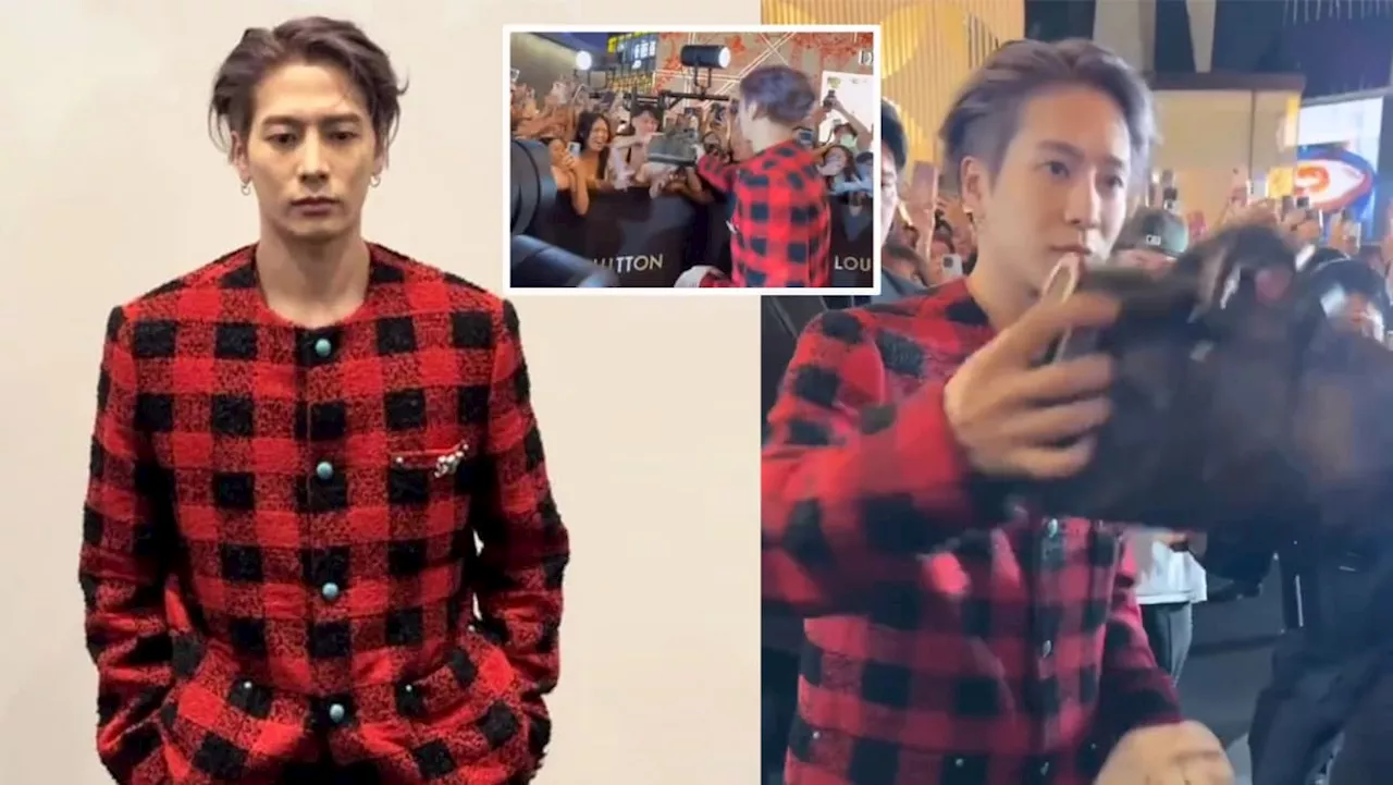 Jackson Wang surprises fan with S$3,400 Louis Vuitton bag at KL boutique opening