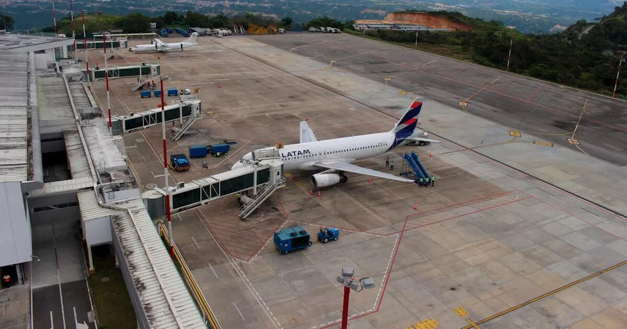 Aeropuerto Palonegro opera con restricciones por lluvias en el área metropolitana de Bucaramanga