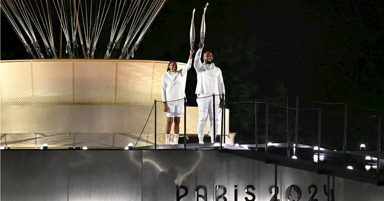 Com drible de Zidane, Teddy Rinner e Marie-José Perec acendem pira olímpica em Paris