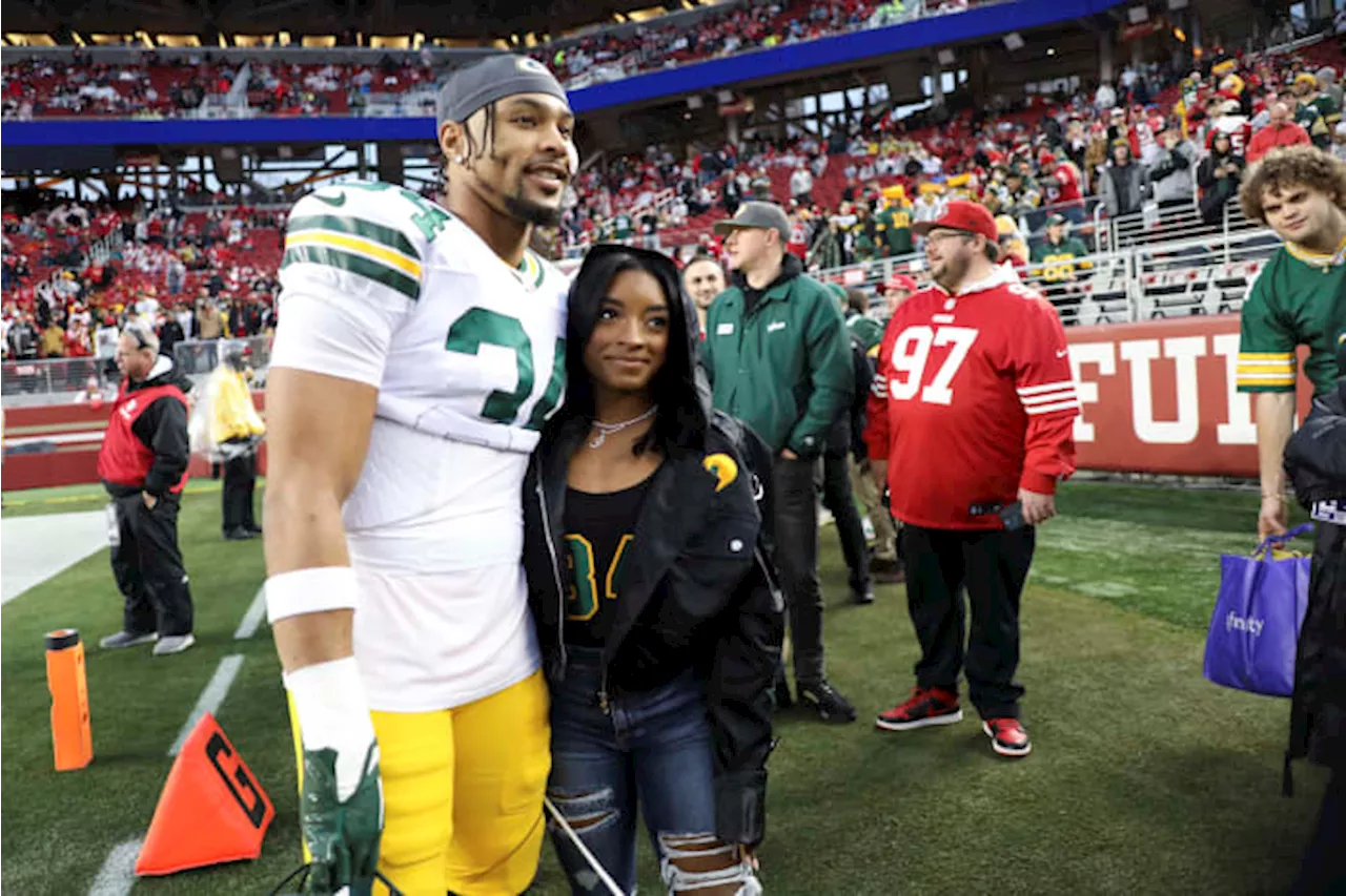 Bears safety Jonathan Owens taking break from camp to support wife Simone Biles at the Olympics