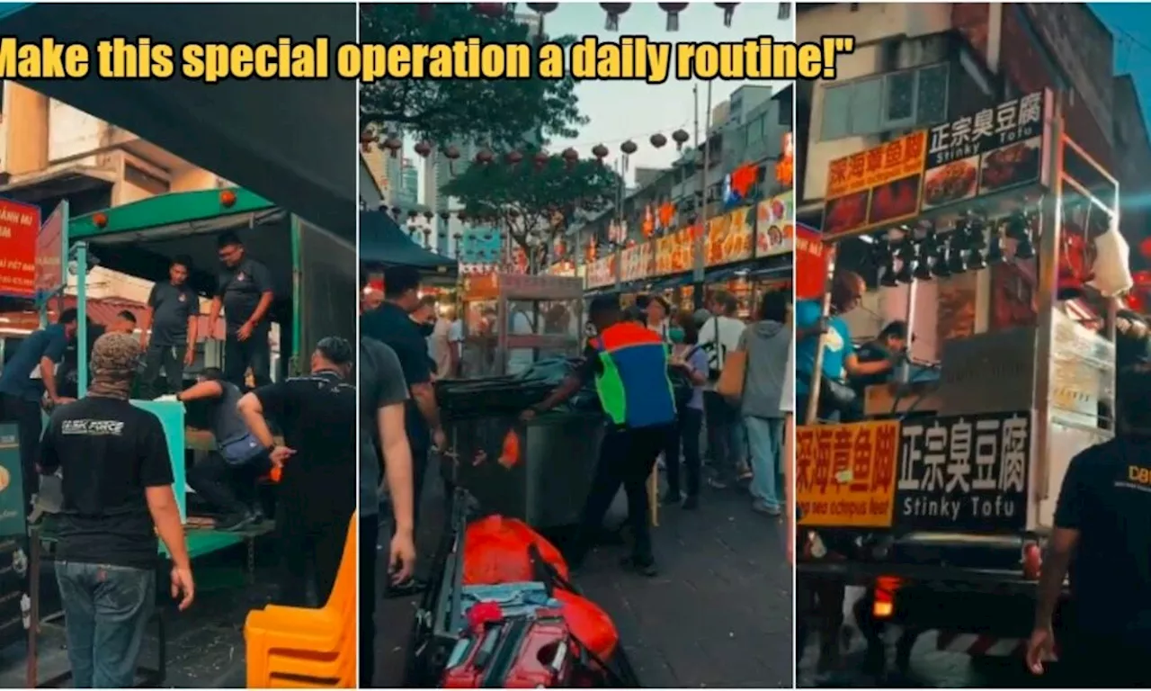  DBKL Praised for Cracking Down on Illegal Foreign Vendors in Bukit Bintang