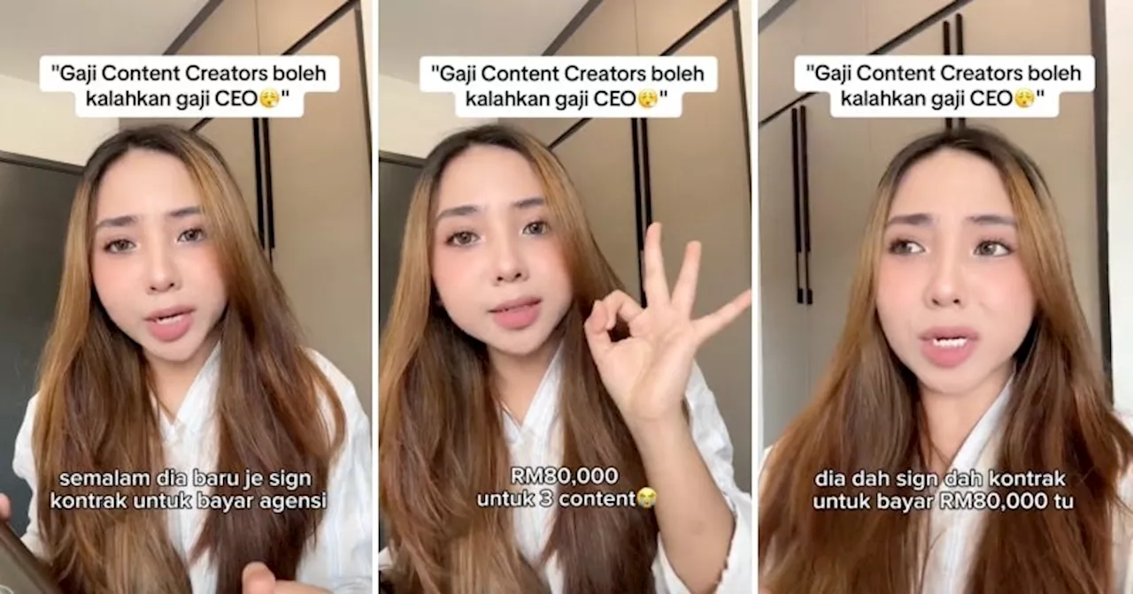  M'sian Says a Local Content Creator was Paid RM80k for Just 3 Content