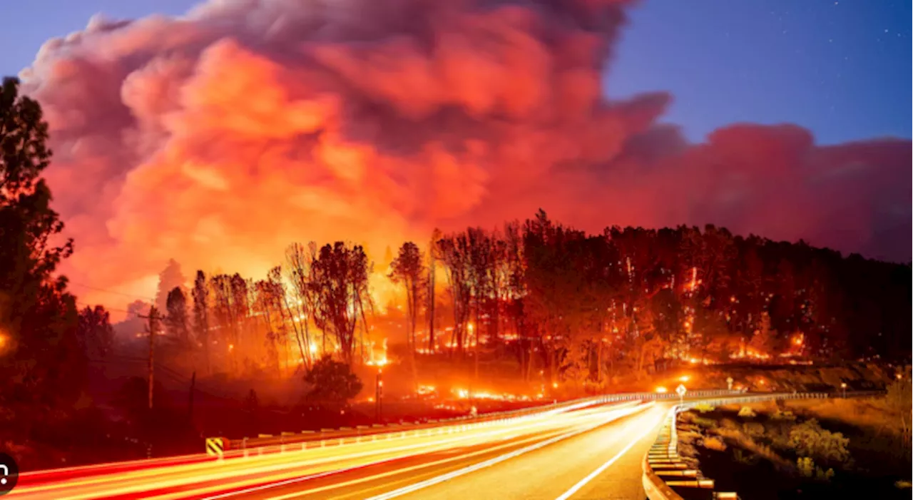 Thousands evacuate season's biggest wildfire in northern California