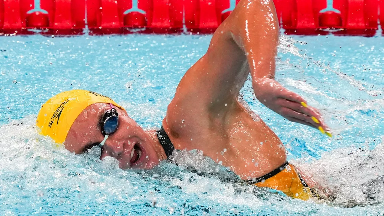 Katie Ledecky starts Olympic swimming with fastest time in 400 free prelims