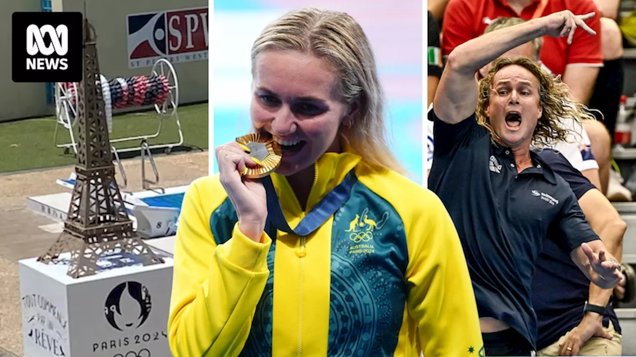 How a secret compartment in an Eiffel Tower model in Brisbane helped Ariarne Titmus and and Dean Boxall claim Paris Olympics gold