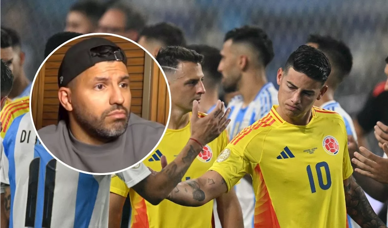 Kun Agüero envió duro mensaje a Colombia por derrota en Copa América