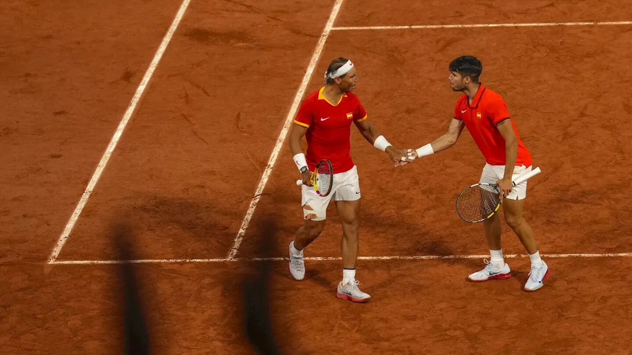 Rafael Nadal and Carlos Alcaraz start the Paris Olympics with a doubles victory