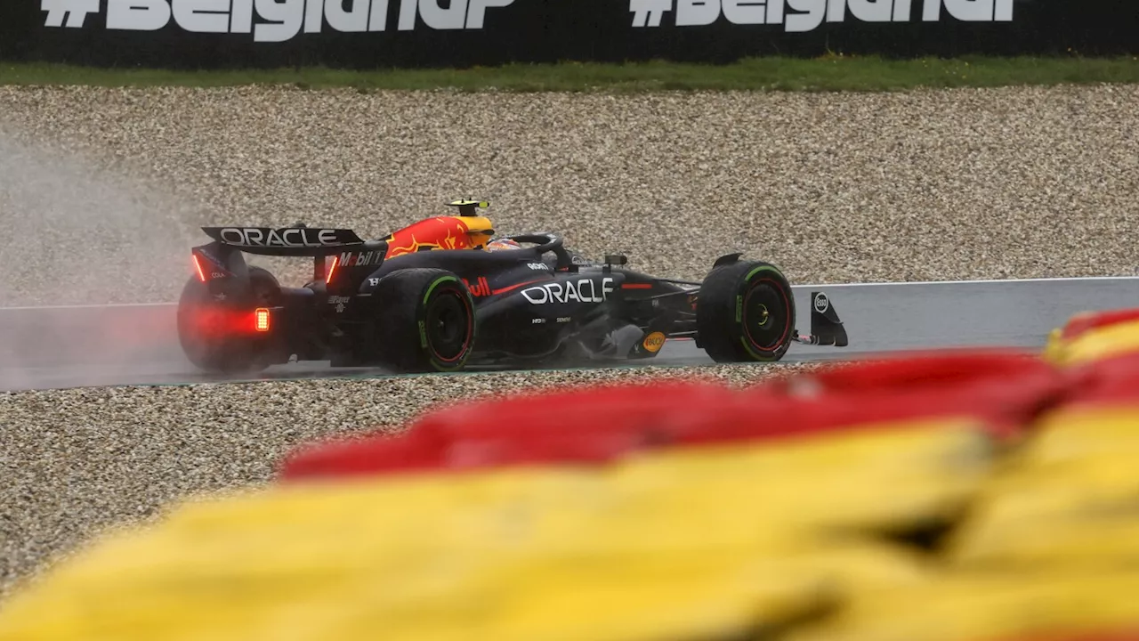 Verstappen fastest in final practice for Belgian GP. Stroll crashes as rain keeps cars in garages