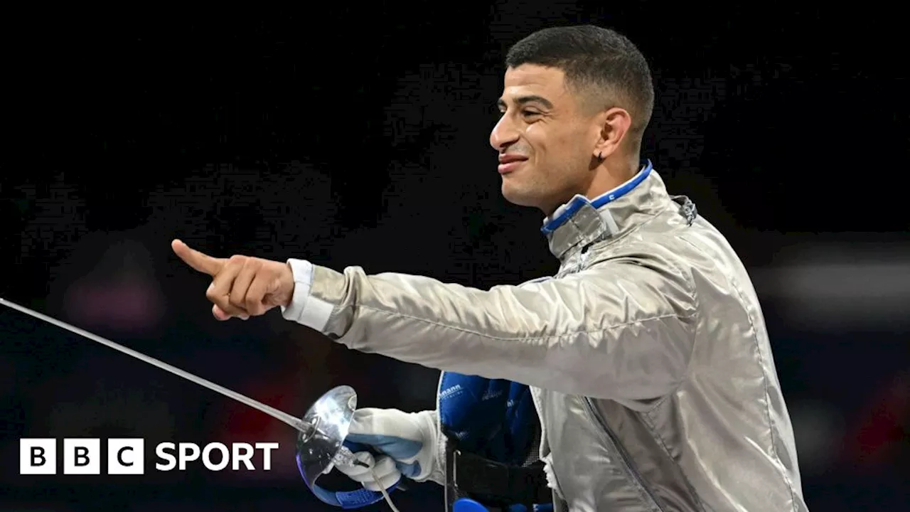 Paris 2024 Olympics: Tunisia's Fares Ferjani takes fencing silver