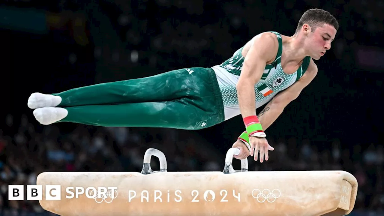 Paris Olympics 2024: Rhys McClenaghan tops pommel horse qualifying