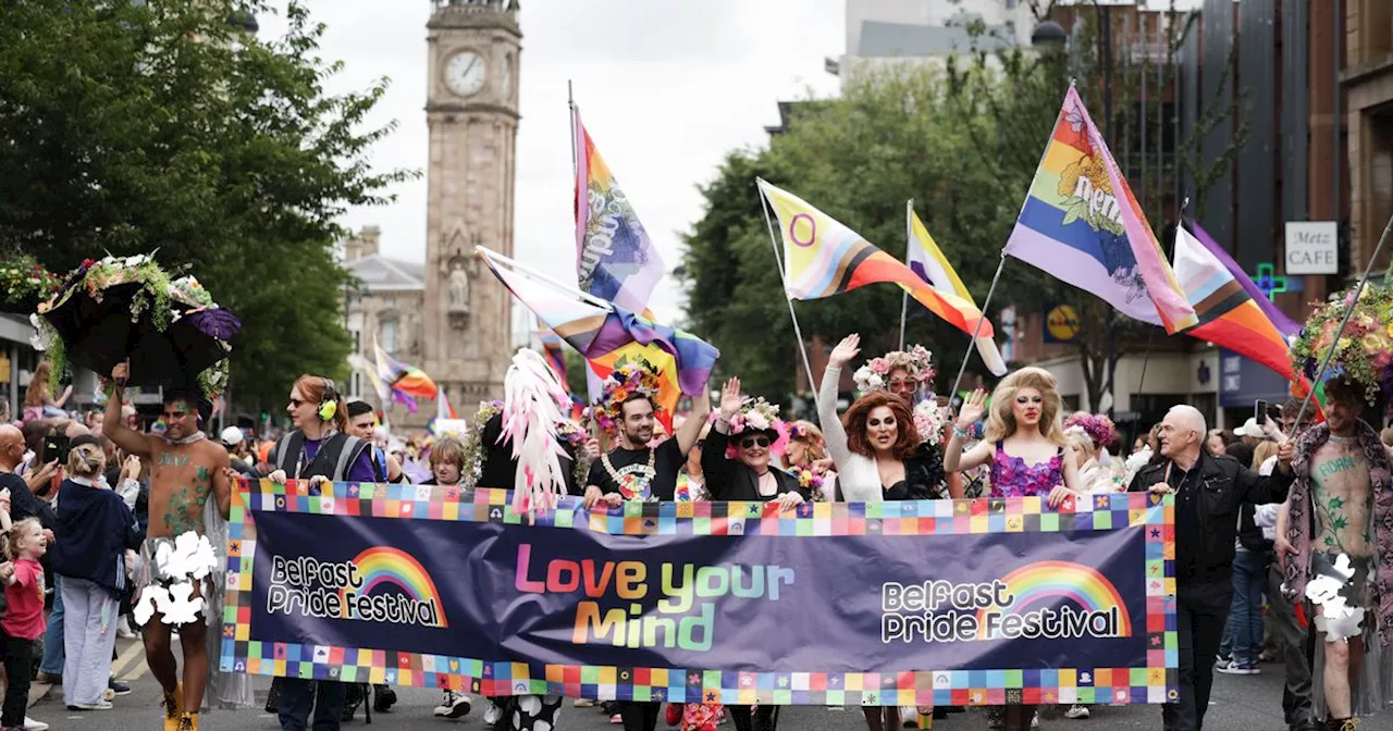 In pictures: Belfast covered in a sea of colour for annual Pride parade