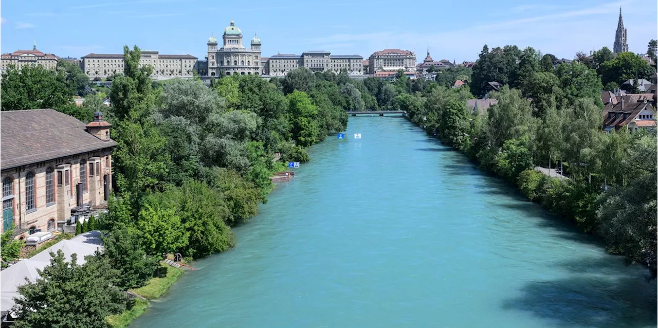 Aare in Bern: 20-Grad-Marke ist endlich geknackt