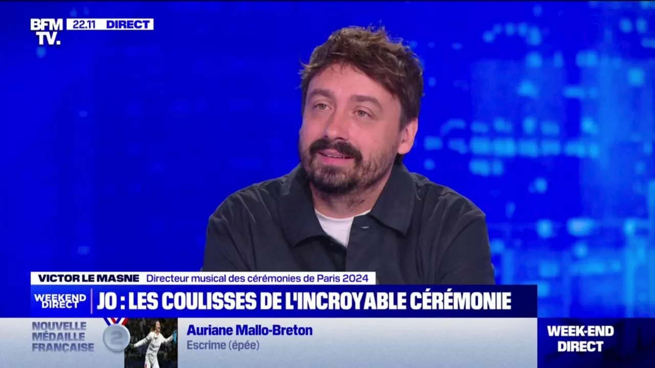 Céline Dion avait répété 'sur la tour Eiffel, la veille à 3h du matin': les confidences de Victor Le Masne, directeur musical des cérémonies des JO de Paris 2024