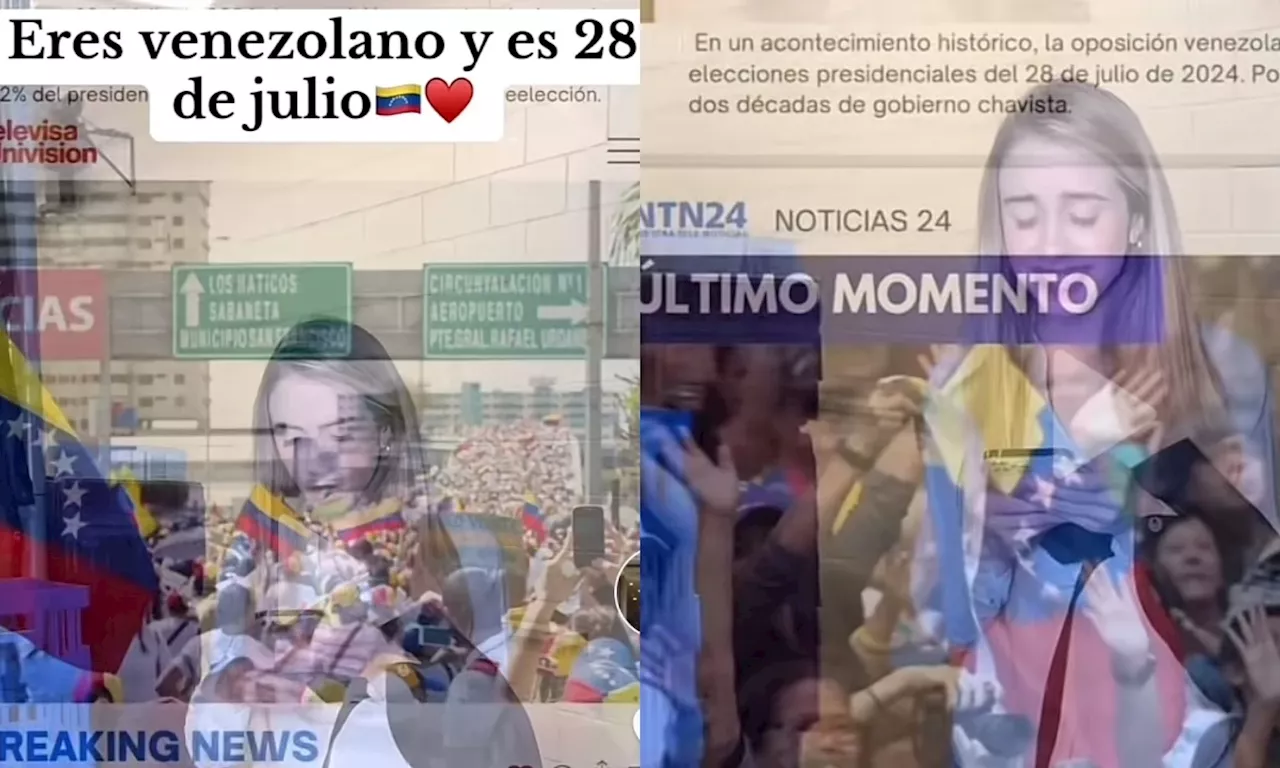 Venezolanos crean trend viral en TikTok mostrando su esperanza por un cambio en su país