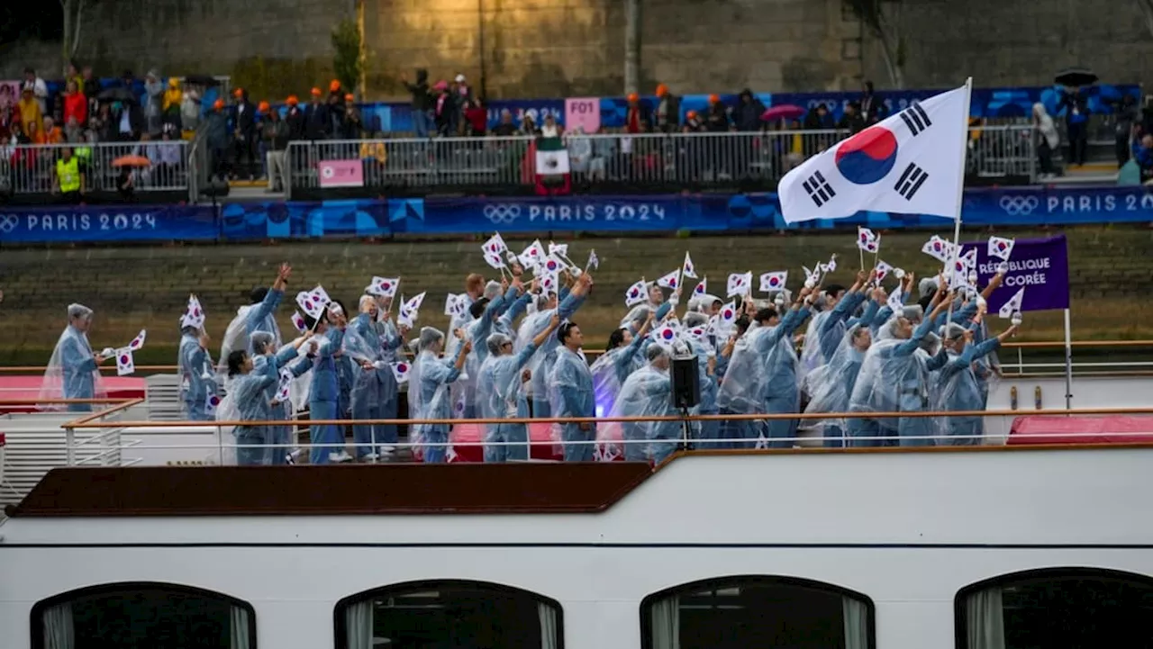 South Korea wrongly introduced as North Korea at Paris Olympics opening ceremony