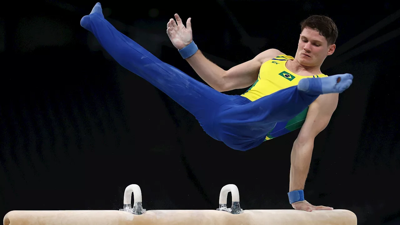 Paris 2024: Diogo Soares encaminha vaga à final da ginástica artística