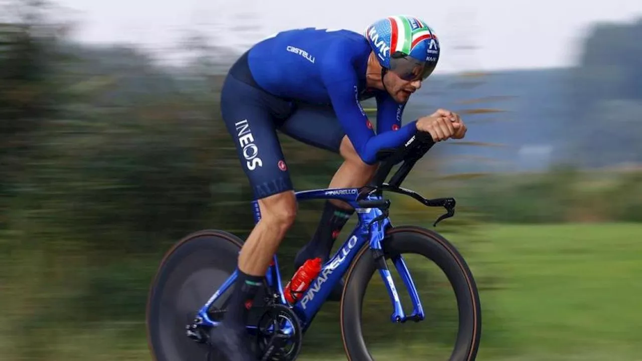 Ganna sfida Evenepoel per la medaglia d'oro nella cronometro alle Olimpiadi di Parigi 2024