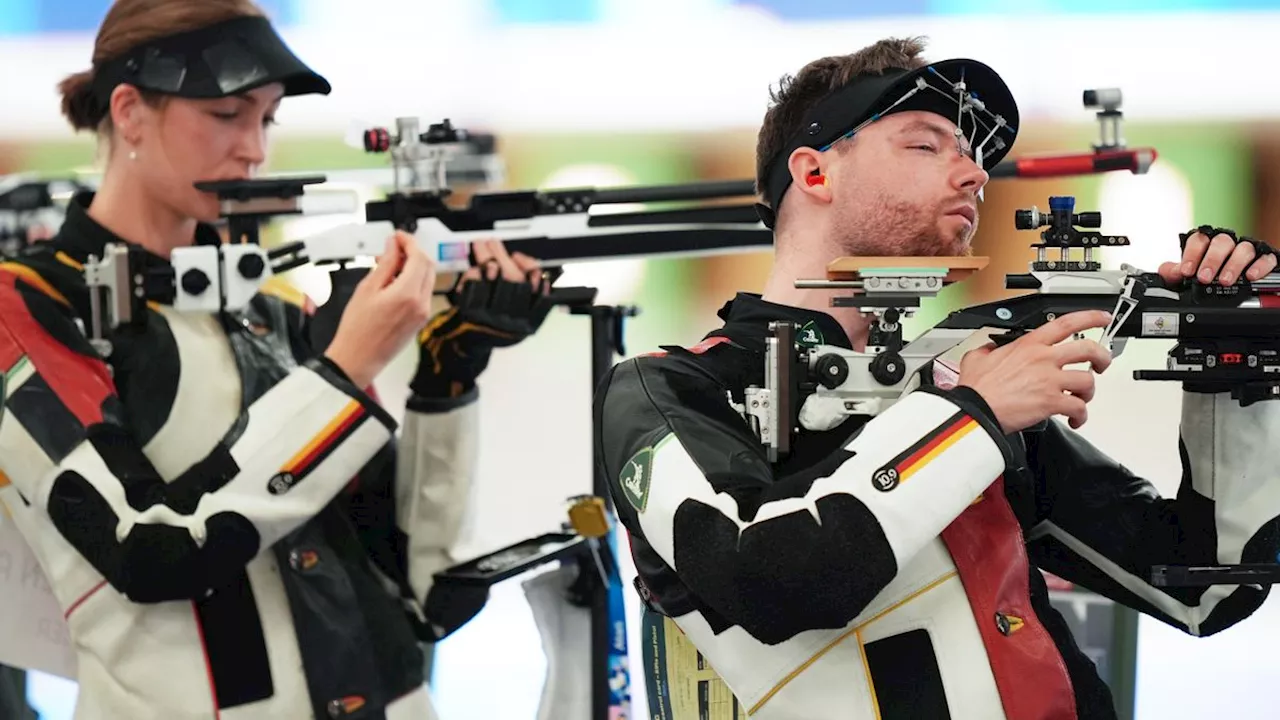 Olympische Sommerspiele: Deutsches Schützen-Duo verpasst Bronze