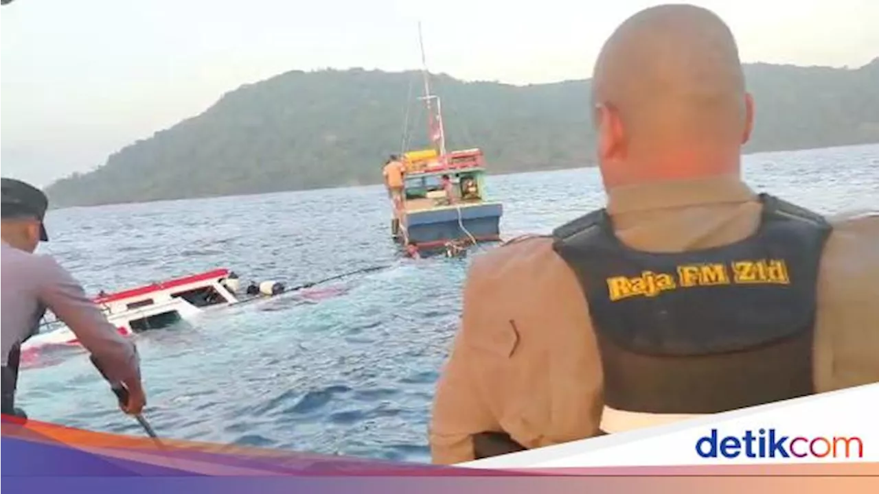 Kapal Tenggelam di Anambas Diduga karena Kelebihan Muatan, 3 Orang Tewas