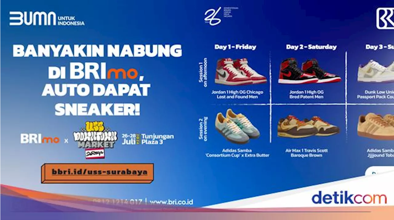 Banyakin Nabung di BRImo, Auto Dapat Sneakers Eksklusif! Ini Caranya