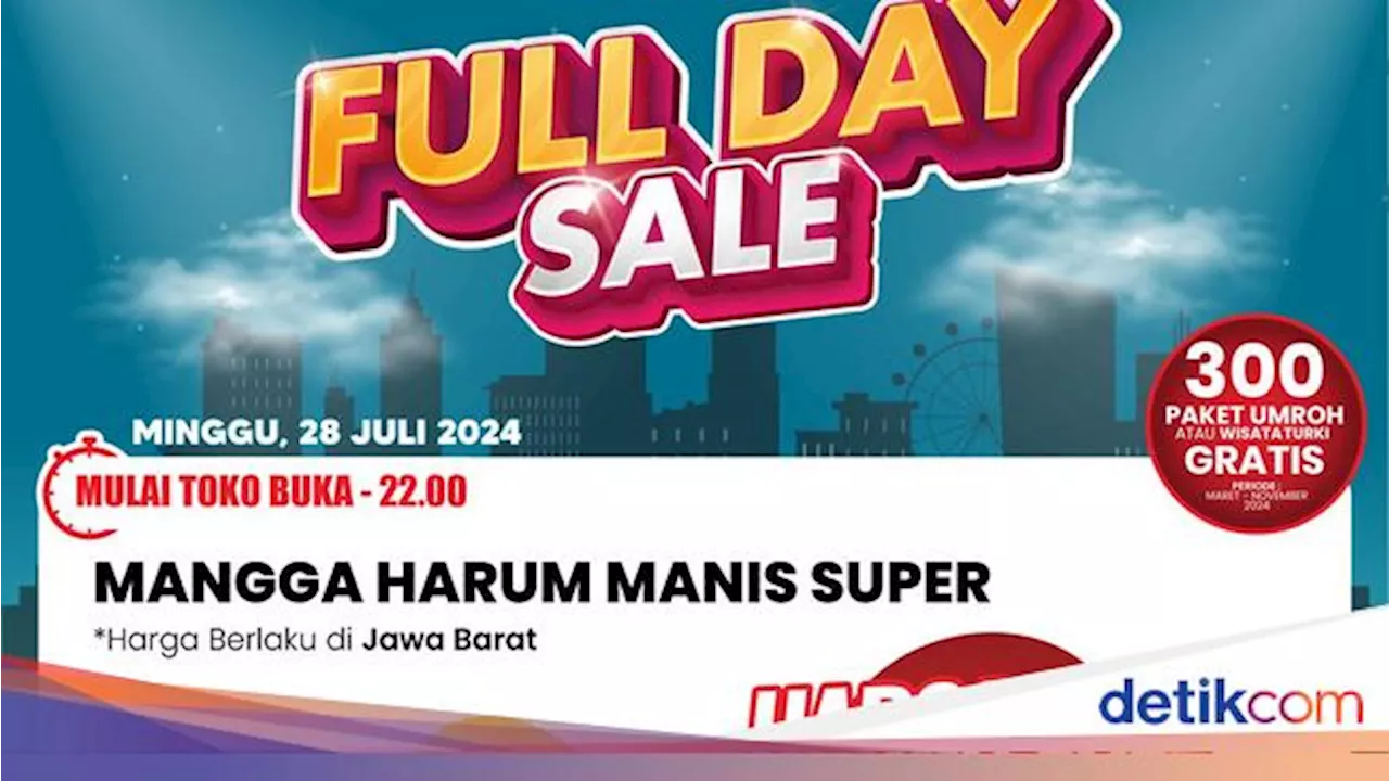 Harga Mangga di Transmart Full Day Sale Murah Meriah, Dijamin Auto Borong!