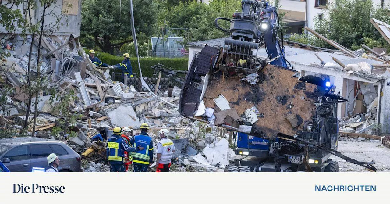 Explosion in Reihenhaus in Bayern: Schaden in Millionenhöhe