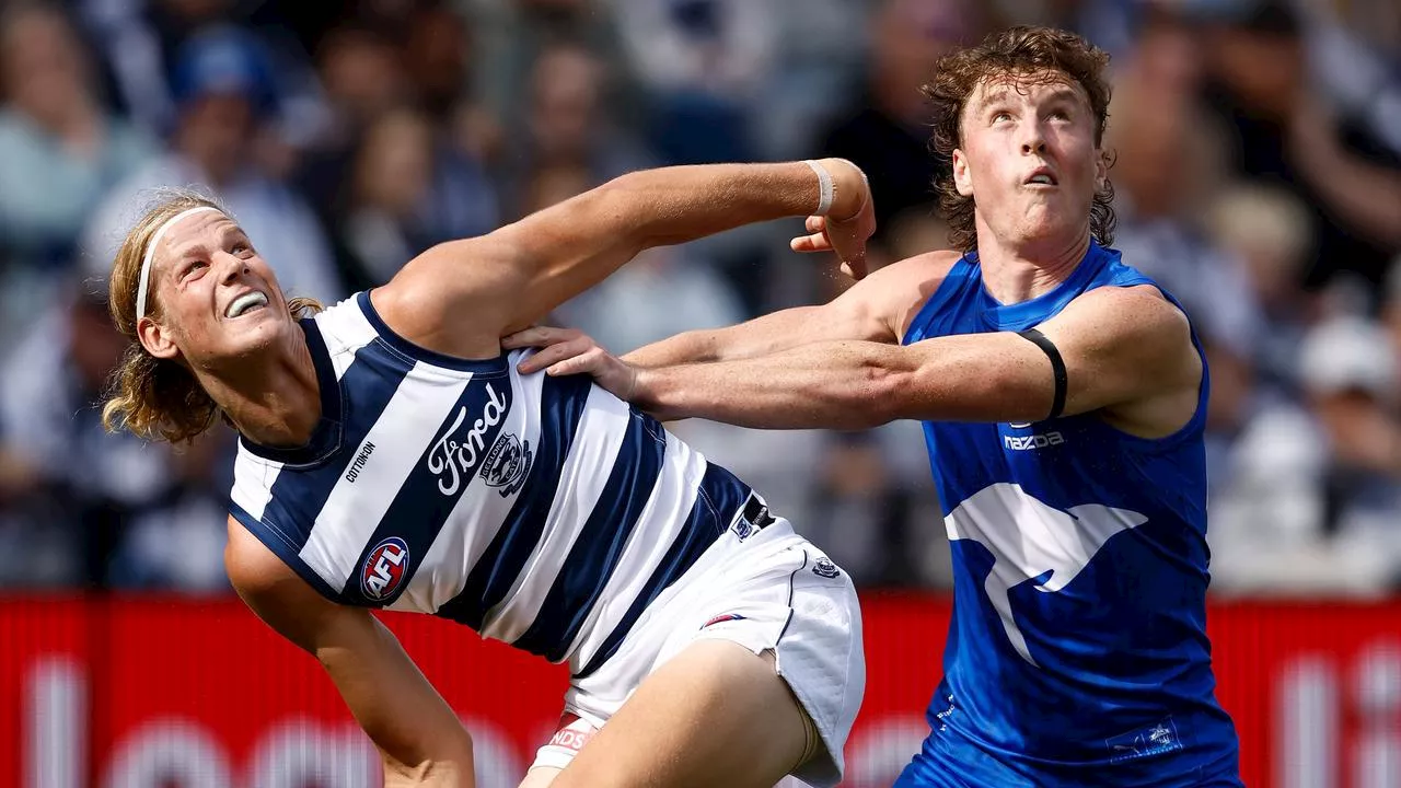 LIVE AFL: Cats continue top four push as Roos look to break eight-year hoodoo