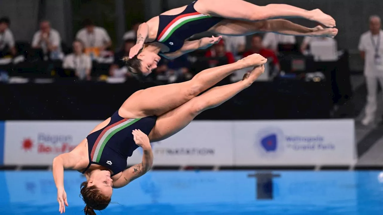 Tuffi, si comincia con... un legno: Bertocchi e Pellacani quarte nel sincro 3 metri