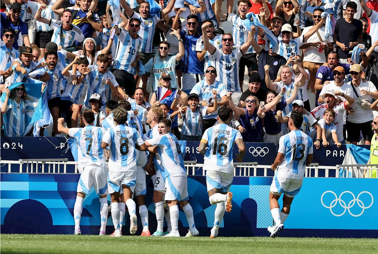 Argentina rallies for 3-1 win over Iraq, Spain beats Dominican Republic in Paris Olympics